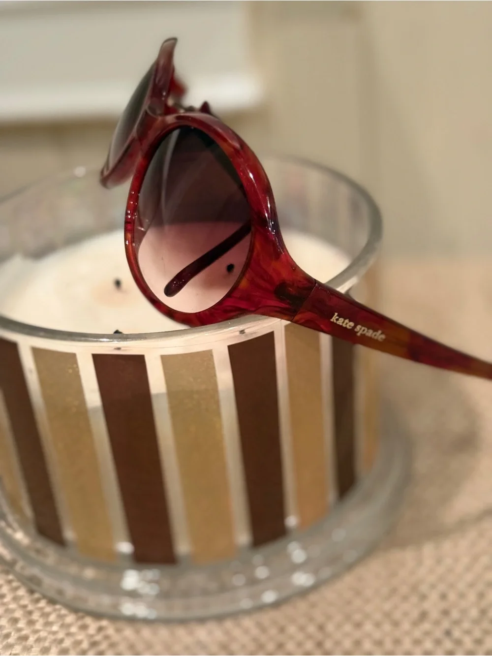 Kate Spade Burgundy Sunnies